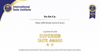 2019: Superior Taste Award, International Taste Institute Bruxelles - Miscela Crema di Aromi (7)