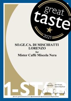 Great Taste London 2021 Mister Caffè
